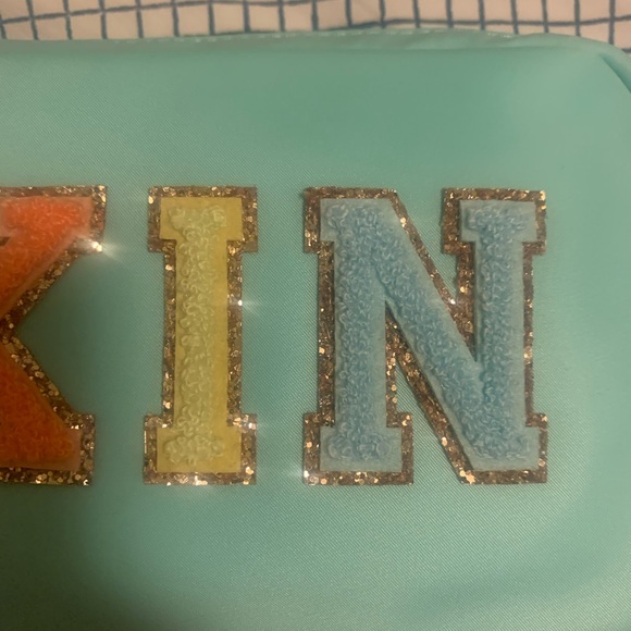 Stoney Clover Lane SKIN Small pouch NEW sparkle glittery metallic - Picture 12 of 16